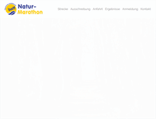 Tablet Screenshot of naturmarathon.de